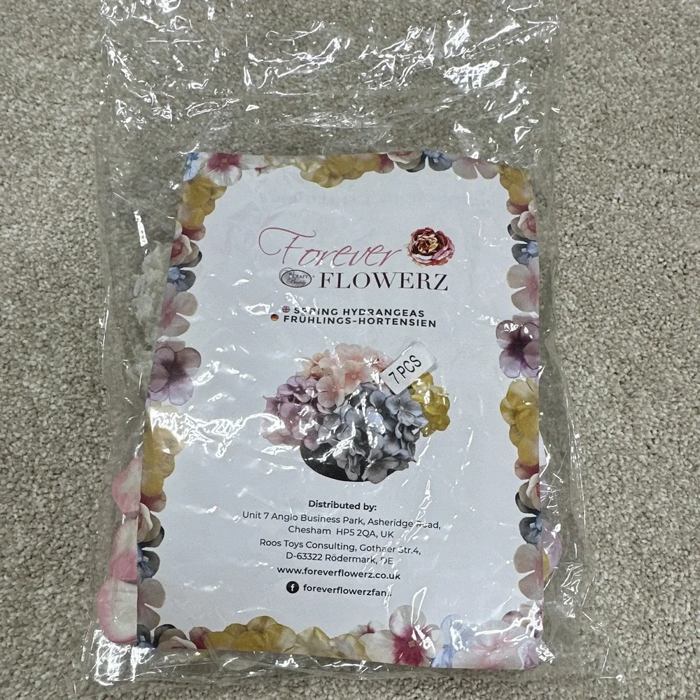 Forever Flowerz Spring Hydrangeas Fabric Hydrangea Craft Kit